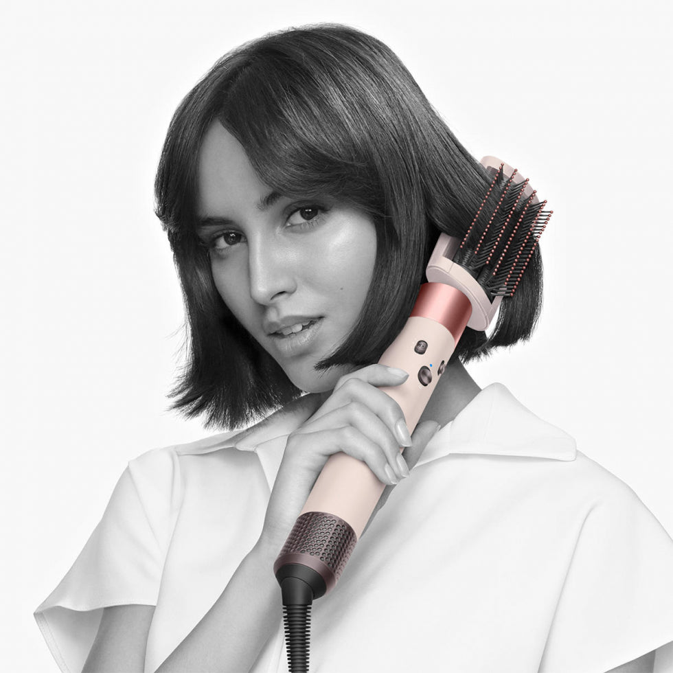 Dyson Airwrap™ Complete Long Multistyler & Hair Dryer + Styling Comb and Brush - Ceramic Pink/Rose Gold (Includes Travel Case & Extra Attachments)