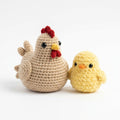 Besties Hand Crafted & More - Handmade Amigurumi Barnyard Hen & Chick Plushie Duo